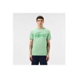 Lacoste Erkek Regular Fit Bisiklet Yaka Baskılı Açık Yeşil T-shirt