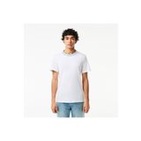 Lacoste Erkek Regular Fit Bisiklet Yaka Beyaz T-Shirt