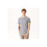 Lacoste Erkek Regular Fit Bisiklet Yaka Gri T-shirt