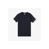 Lacoste Erkek Regular Fit Bisiklet Yaka Renk Bloklu Koyu Gri T-Shirt