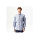 Lacoste Erkek Regular Fit Çizgili Lacivert Gömlek