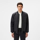 Lacoste Erkek Regular Fit Dik Yaka Kapitone Siyah Mont