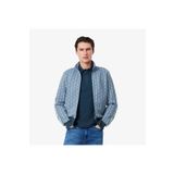 Lacoste Erkek Regular Fit Fermuarlı Monogram Mavi Sweatshirt
