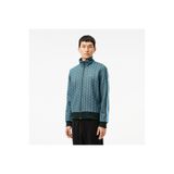 Lacoste Erkek Regular Fit Fermuarlı Monogram Yeşil Sweatshirt