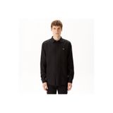 Lacoste Erkek Regular Fit Keten Siyah Gömlek