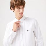 Lacoste Erkek Regular Fit Oxford Gömlek - Beyaz - XL
