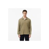 Lacoste Erkek Regular Fit Uzun Kollu Monogram Haki Polo