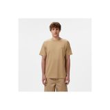 Lacoste Erkek Relaxed Fit Bisiklet Yaka Bej T-shirt
