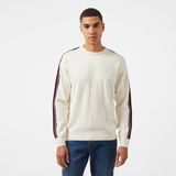 Lacoste Erkek Relaxed Fit Bisiklet Yaka Beyaz Kazak - 70V-Beyaz