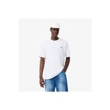 Lacoste Erkek Relaxed Fit Bisiklet Yaka Beyaz T-shirt