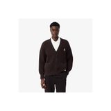 Lacoste Erkek Relaxed Fit V Yaka Koyu Kahverengi Hırka