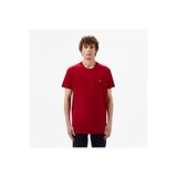 Lacoste Erkek Slim Fit Bisiklet Yaka Bordo T-Shirt