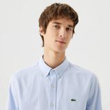 Lacoste Erkek Slim Fit Oxford Gömlek - Mavi - 2XL
