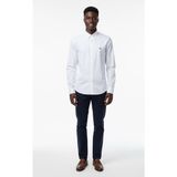 Lacoste Erkek Slim Fit Pamuk Gömlek - 2XL - Beyaz