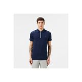 Lacoste Erkek Slim Fit Yarım Fermuarlı Lacivert Polo