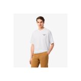 Lacoste Heavy Fit Printed Erkek Beyaz T-Shirt