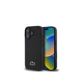 Lacoste iPhone 16 Plus Magsafe PU Pike Desenli Timsah Logolu Siyah Uyumlu Telefon Kılıfı