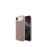 Lacoste iPhone 17 Air Champs Elysees PU Deri Tasarımlı Magsafe Pembe Uyumlu Telefon Kılıfı