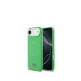 Lacoste iPhone 17 Air İkonik Logolu Metal Kamera Çerçeveli Magsafe Yeşil Uyumlu Telefon Kılıfı