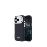 Lacoste Iphone 17 Pro Pvc Pike Desenli Timsah Logolu Magsafe Uyumlu Telefon Kılıfı - Lacivert