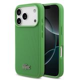 Lacoste iPhone 18 Pro PU Pike Metal Logolu MagSafe Uyumlu Kılıf