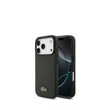 Lacoste Iphone 18 Pro Pu Pike Metal Logolu Magsafe Uyumlu Koyu Telefon Kılıfı - Yeşil
