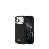 Lacoste Iphone 18 Pro Pu Pike Metal Logolu Magsafe Uyumlu Telefon Kılıfı - Siyah