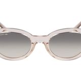 Lacoste Kadın L6024s Oval Güneş Gözlüğü, Bej, 52/22/145