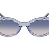 Lacoste Kadın L6024s Oval Güneş Gözlüğü, Gök mavisi, 52/22/145