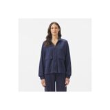 Lacoste Kadın Loose Fit Fermuarlı Lacivert Sweatshirt