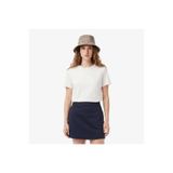 Lacoste Kadın Loose Fit V Yaka Beyaz T-Shirt