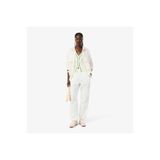 Lacoste Kadın Oversize Fit Dik Yaka Krem Ceket