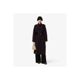 Lacoste Kadın Oversize Fit Koyu Kahverengi Trençkot