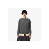 Lacoste Kadın Relaxed Fit Bisiklet Yaka Gri Sweatshirt