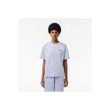 Lacoste Kadın Relaxed Fit Bisiklet Yaka Mavi T-Shirt