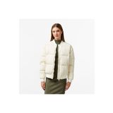 Lacoste Kadın Relaxed Fit Dik Yaka Krem Mont