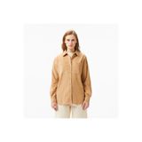 Lacoste Kadın Relaxed Fit Kahverengi Gömlek