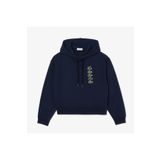 Lacoste Kadın Relaxed Fit Kapüşonlu Lacivert Sweatshirt