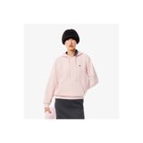 Lacoste Kadın Relaxed Fit Kapüşonlu Pembe Sweatshirt