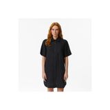 Lacoste Kadın Relaxed Fit Kısa Kollu Siyah Elbise