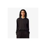 Lacoste Kadın Relaxed Fit Koyu Kahverengi Polo