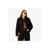 Lacoste Kadın Slim Fit Denim Koyu Kahverengi Ceket