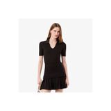 Lacoste Kadın Slim Fit Kısa Kollu Polo Yaka Kahverengi Triko