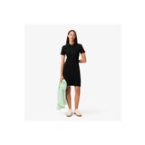 Lacoste Kadın Slim Fit Kısa Kollu Polo Yaka Siyah Elbise