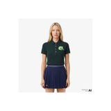 Lacoste Kadın Slim Fit Koyu Yeşil Polo