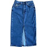 Lacoste Kadın Slim Fit Lacivert Denim Etek - 36