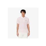 Lacoste L.12.12 Classic Fit Çizgili Pembe Polo Erkek T-shirt