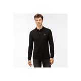 Lacoste L.12.12 Erkek Slim Fit Uzun Kollu Siyah Polo