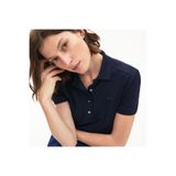 Lacoste L.12.d Kadın Slim Fit Lacivert Polo