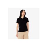 Lacoste L.12.d Kadın Slim Fit Organik Pamuk Siyah Polo